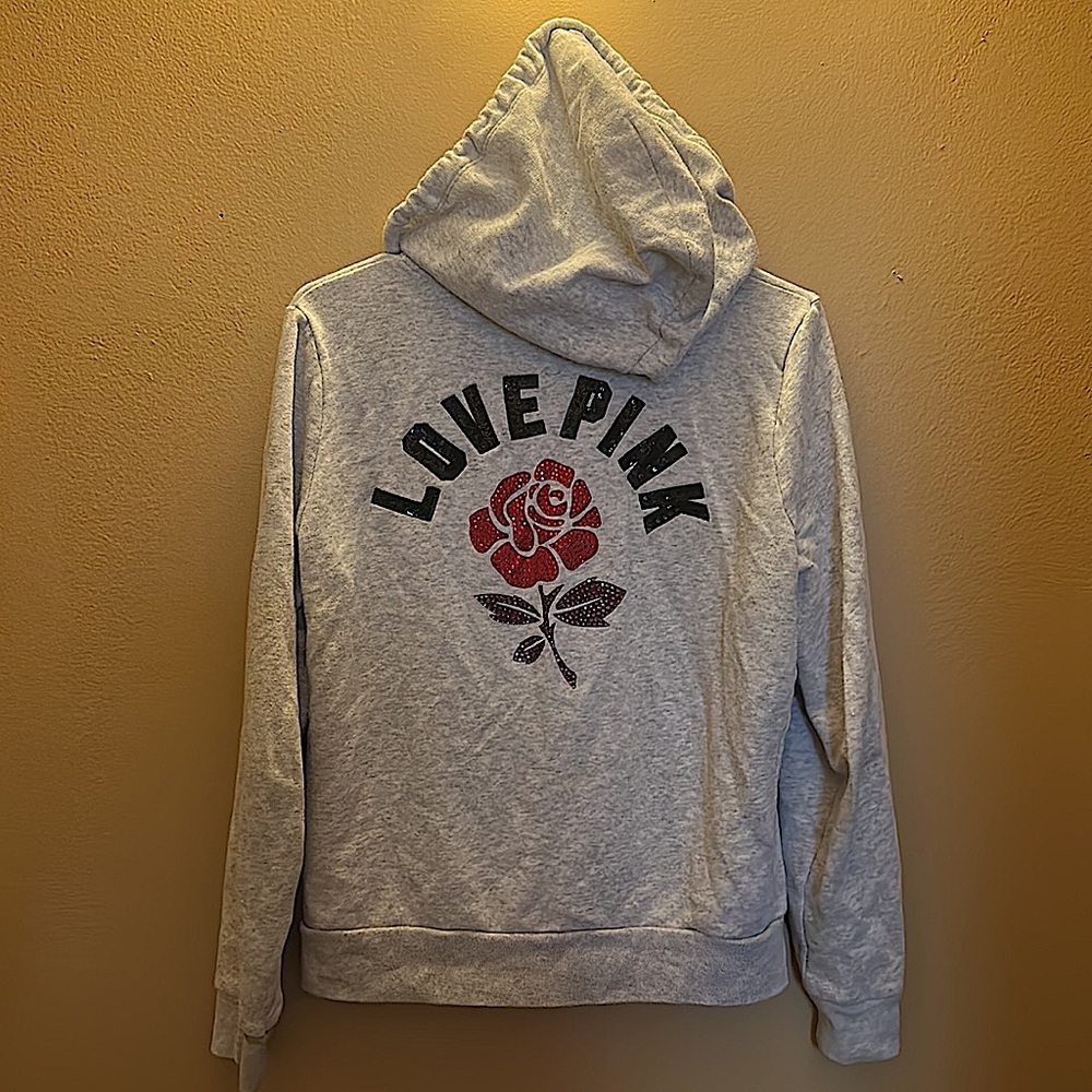 COPY - Victoria Secret Hoodie | Victoria Secret Pink Bling Zip Up Hoodie 🌹